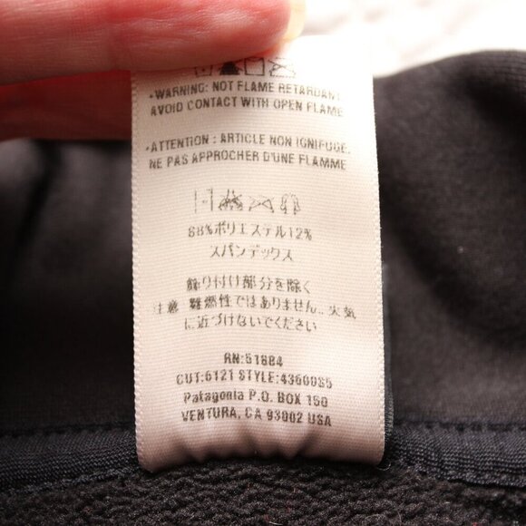 Patagonia Men's Capilene Expedition Weight Stretch Zip-T Black Size Medium - Picture 4 of 6